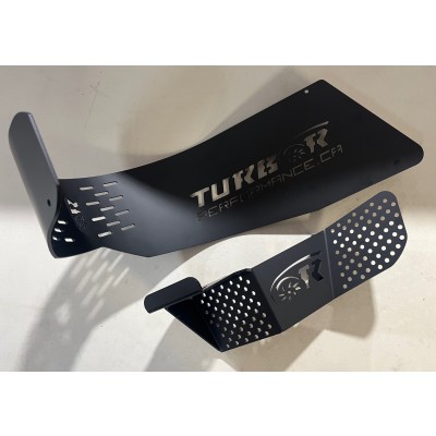 TURBOR BELLY PAN / FOOT GUARD PROTECTOR COMBO BLACK